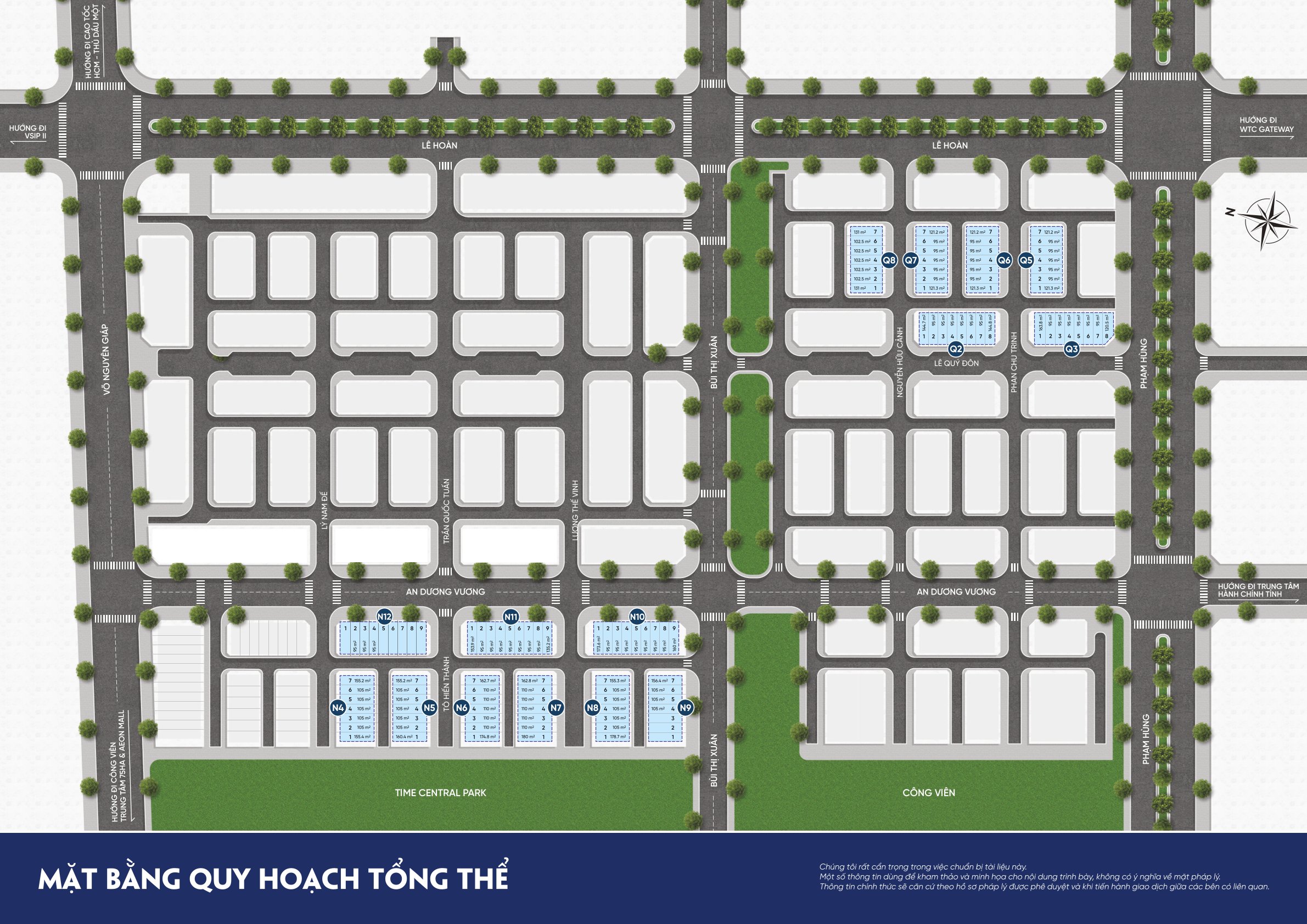 Mặt Bằng Các Tầng Của Uni Complex Bình Dương