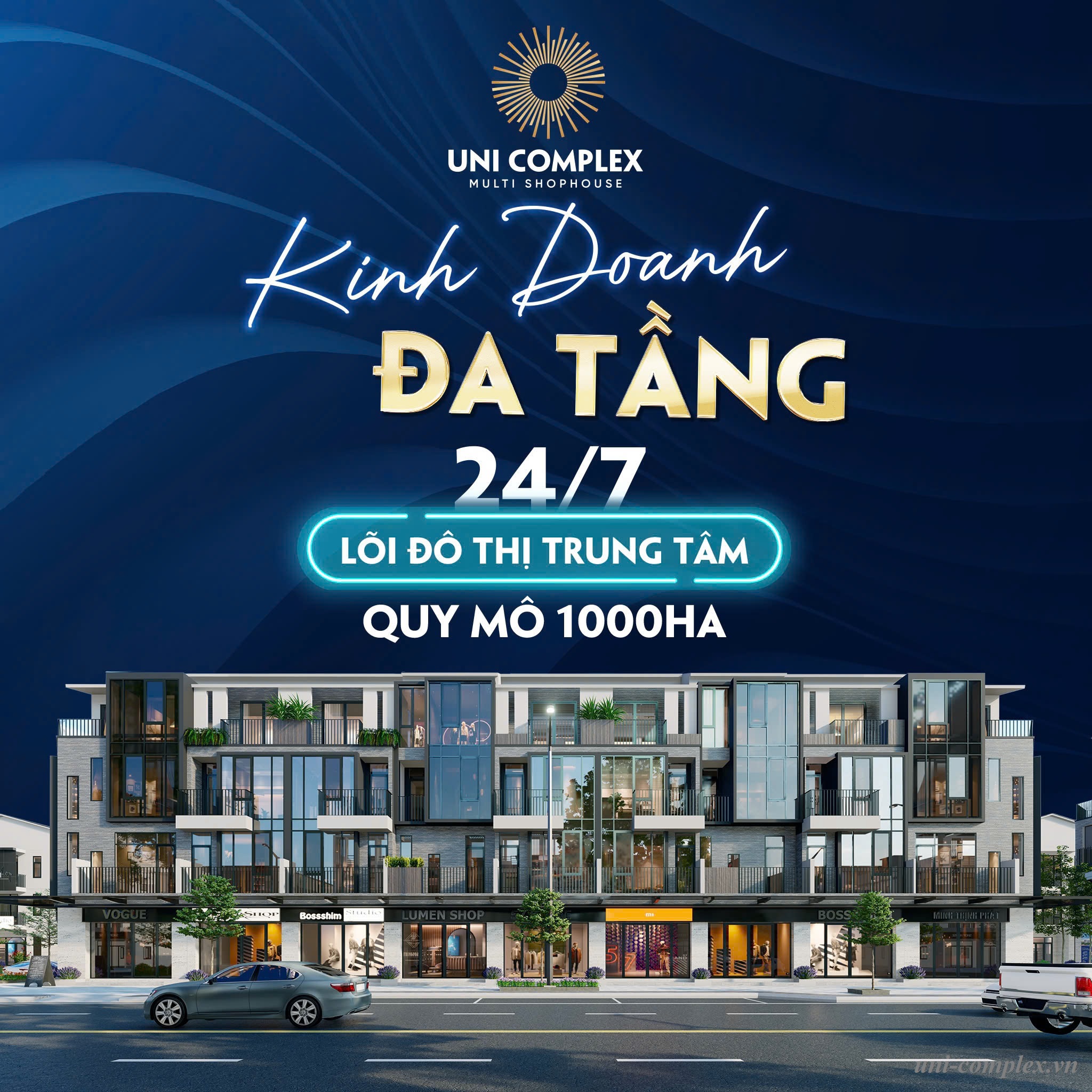 Thiết Kế Uni Complex Bình Dương